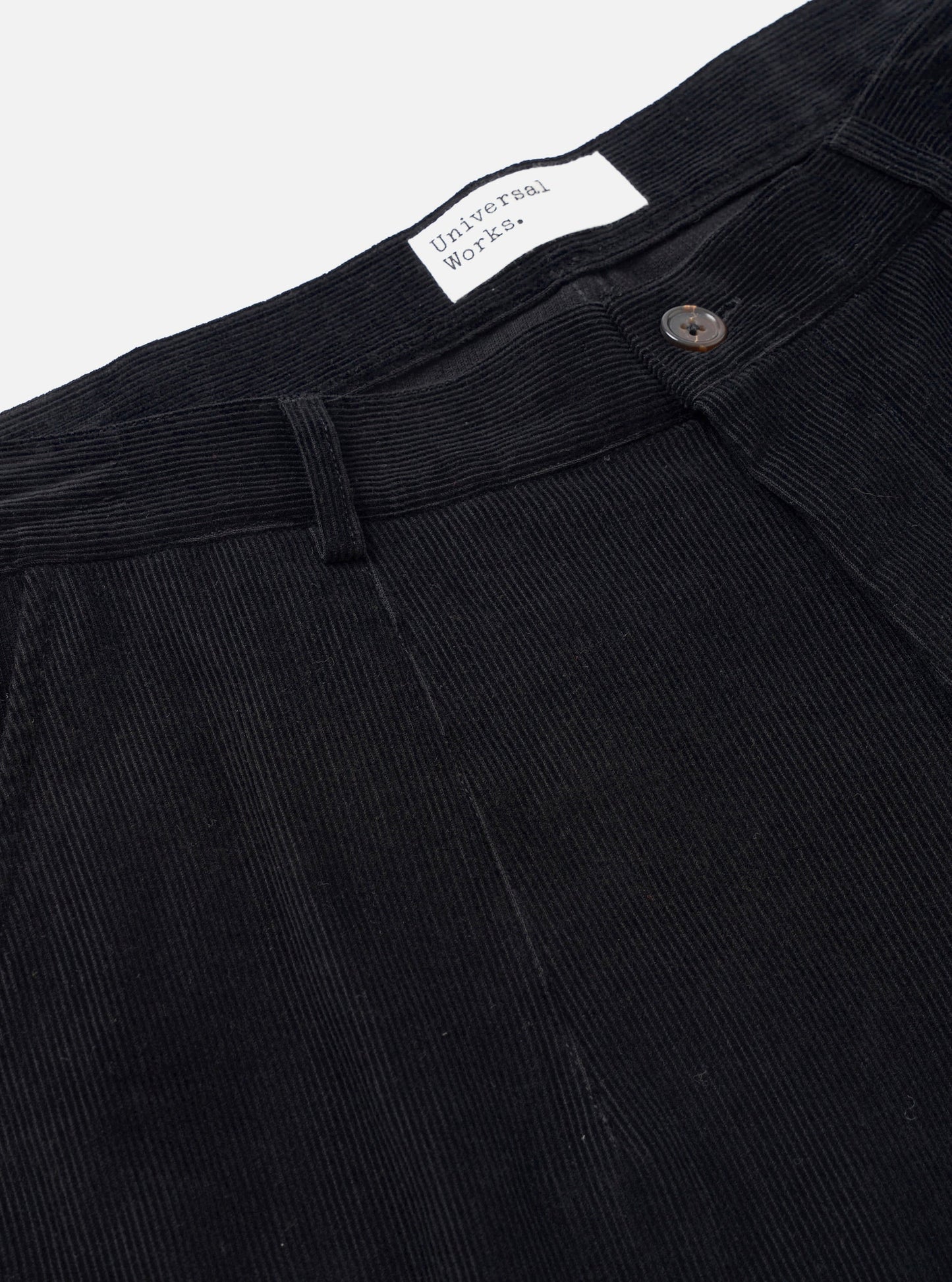 Universal Works Grad Chino Cord Black
