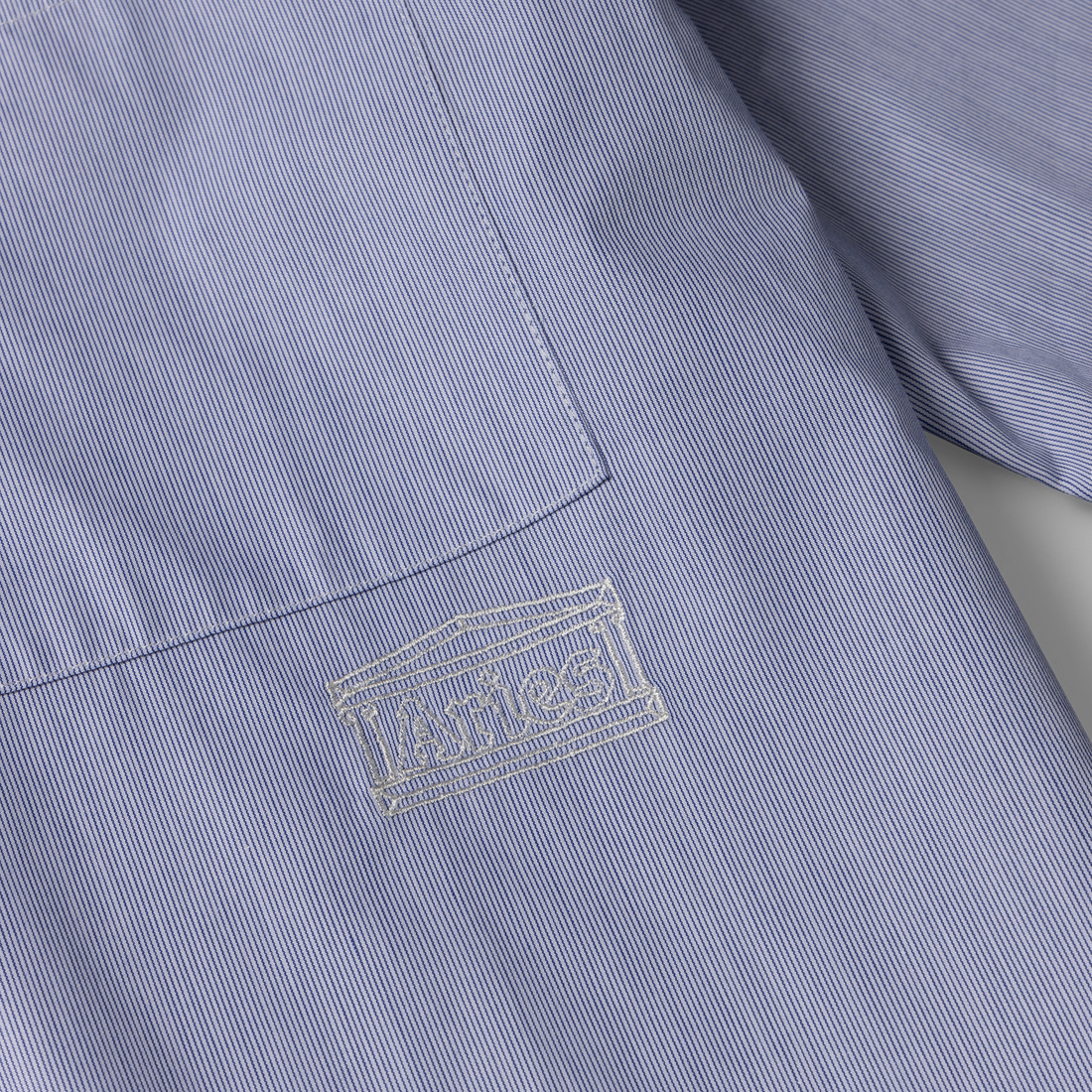 Aries Lace Trim D Shirt Navy