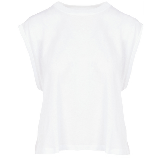 Sessun Deedoo Sleevless T-Shirt Optical White