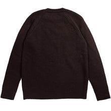 Load image into Gallery viewer, Norse Projects Roald Wool Cotton Rib Sweater Espresso
