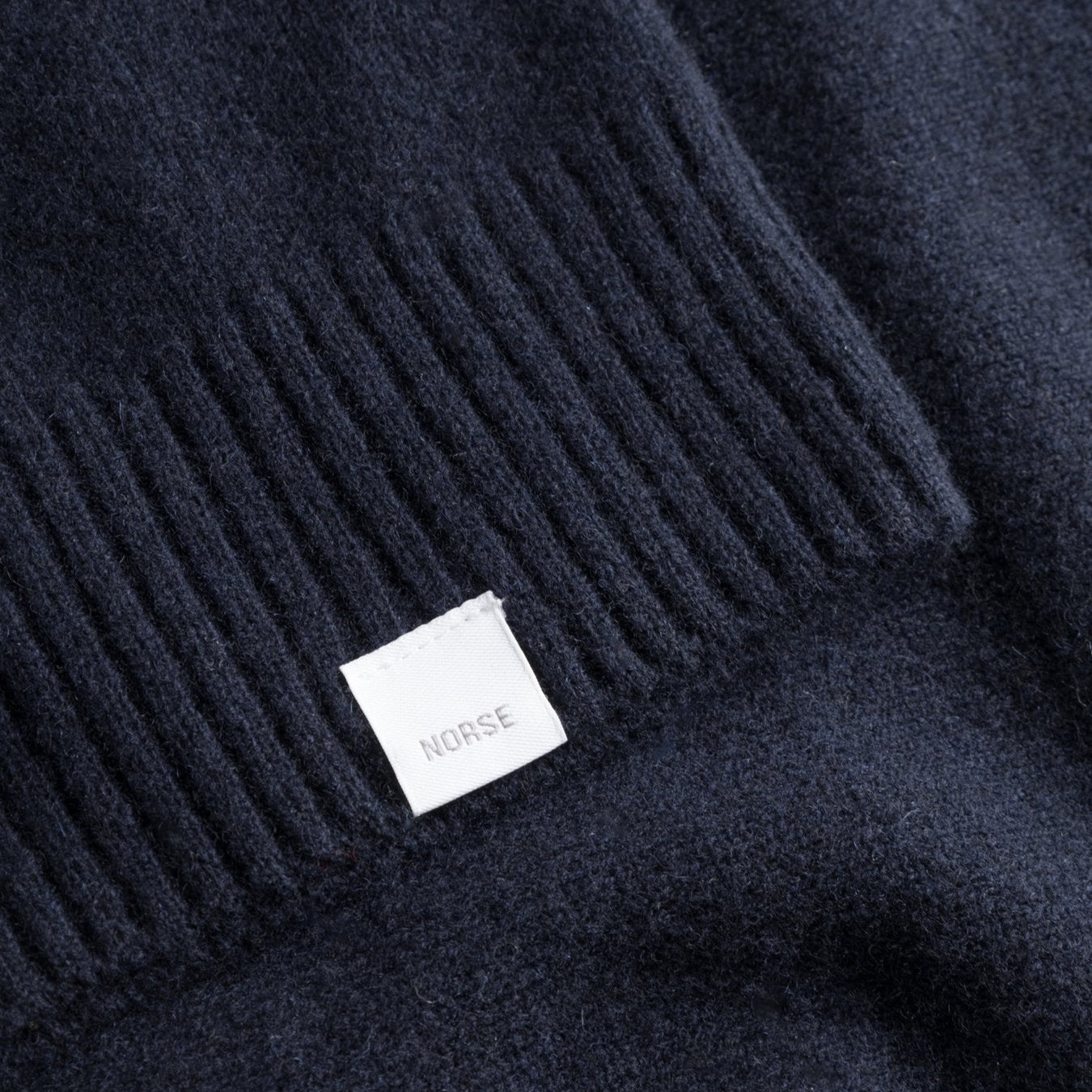Norse Projects Norse Standard Merino Lambswool  Polo Dark Navy