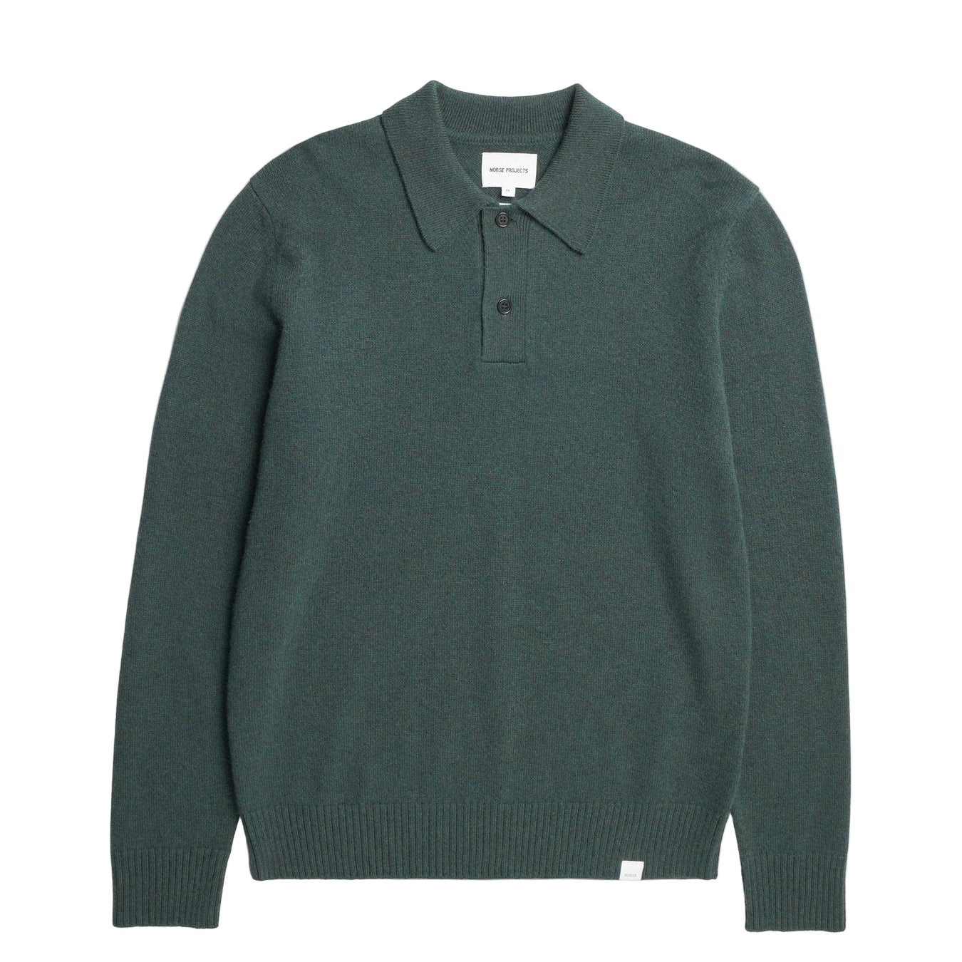 Norse Projects Norse Standard Merino Lambswool Polo Forrest