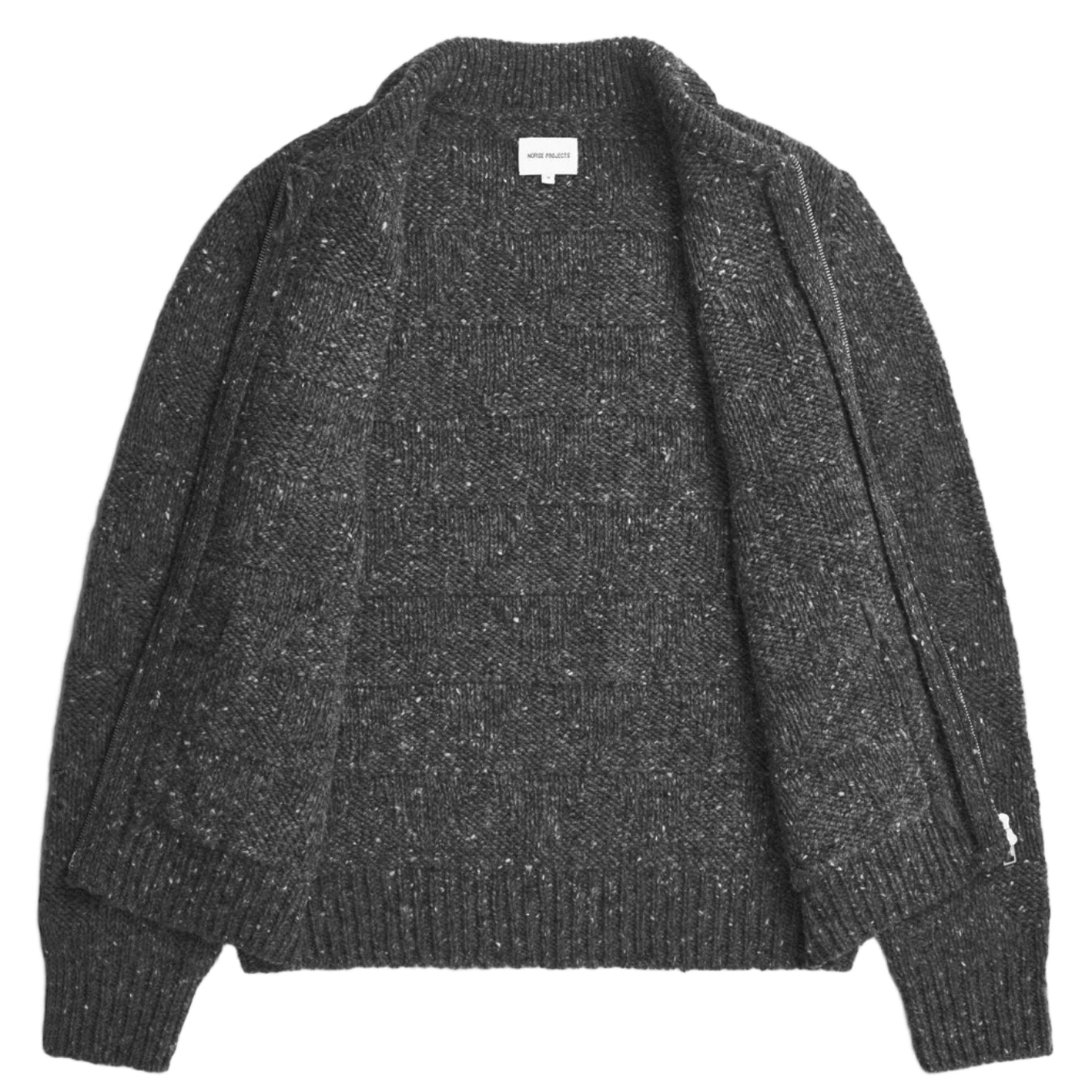Norse Projects Erik Donegal Diamond Jacket Charcoal Grey