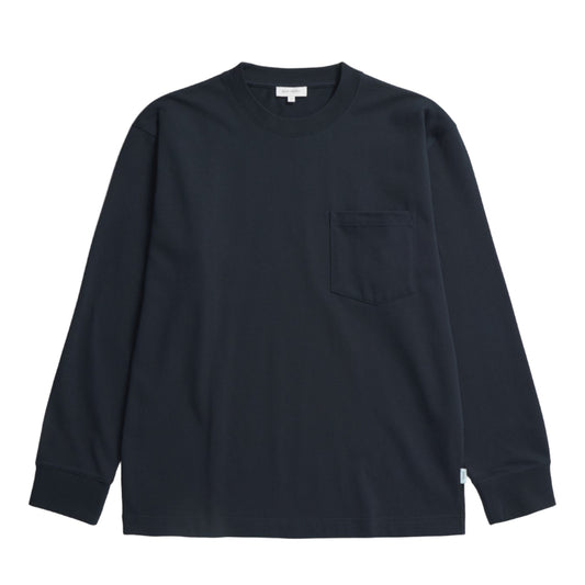 Norse Projects Standard Heavy Loose LS T-Shirt Dark Navy