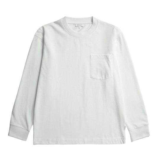 Norse Projects Standard Heavy Loose LS T-Shirt White