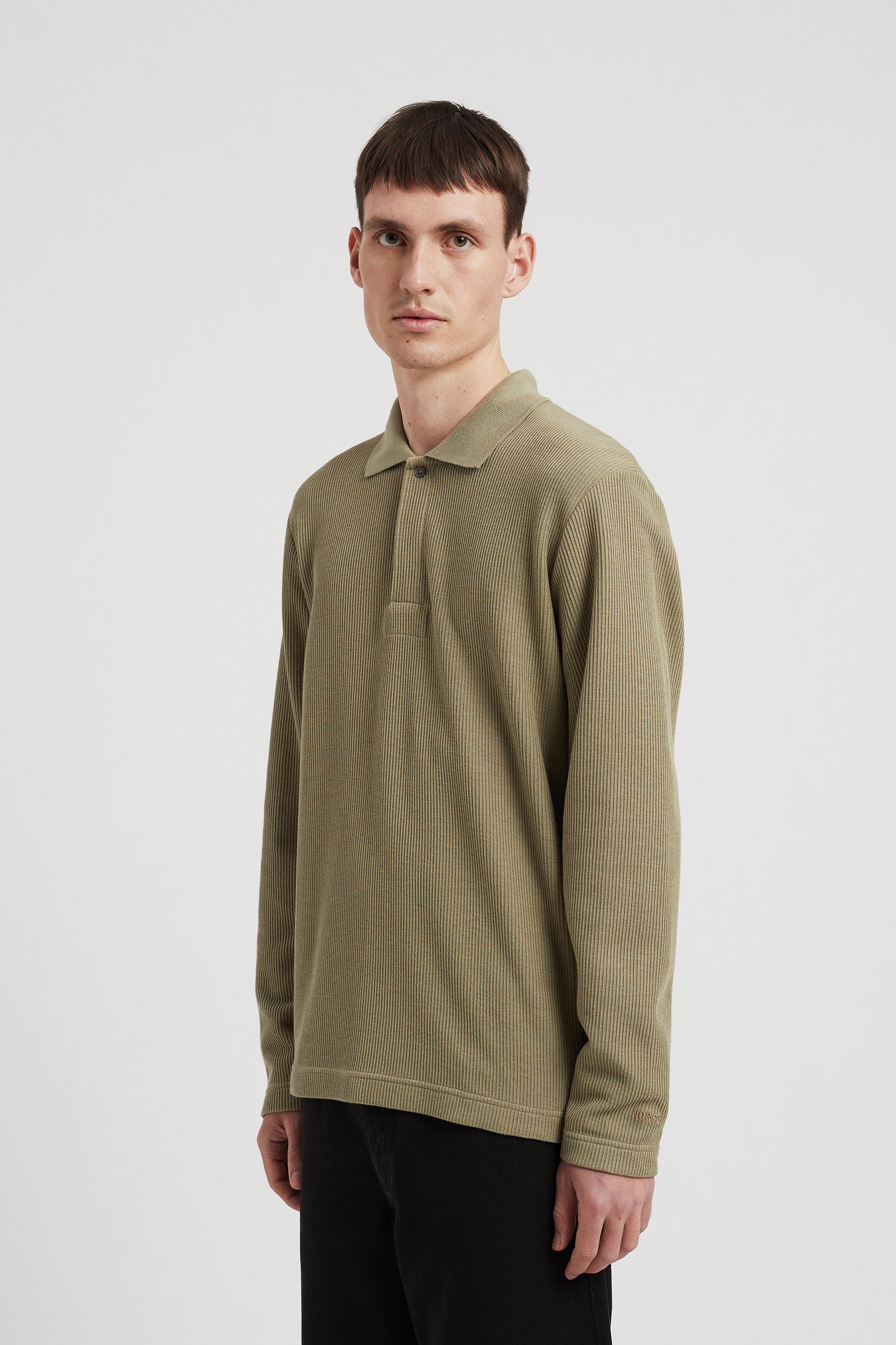 Norse Projects Ruben Double Face LS Polo Clay