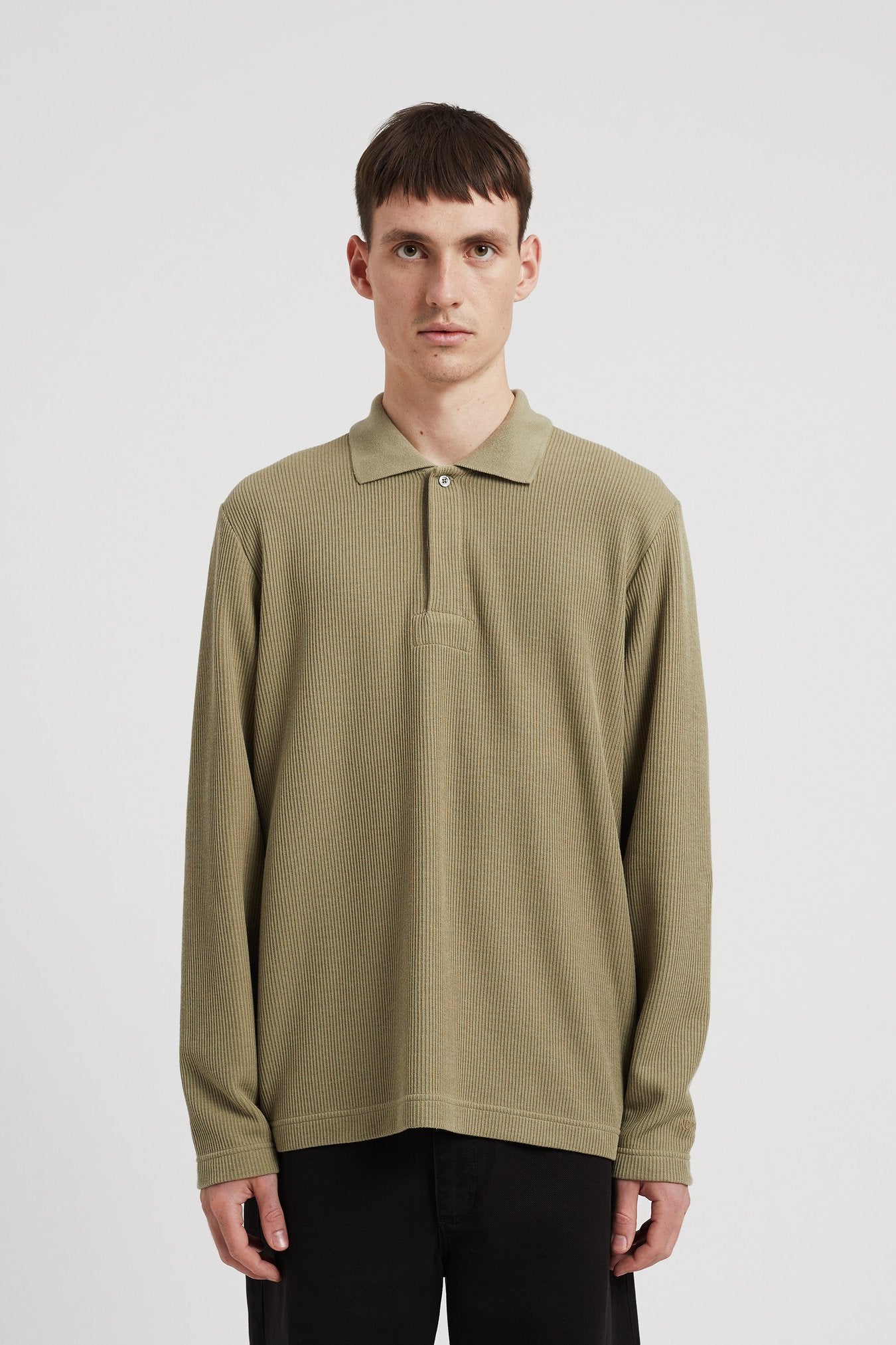 Norse Projects Ruben Double Face LS Polo Clay
