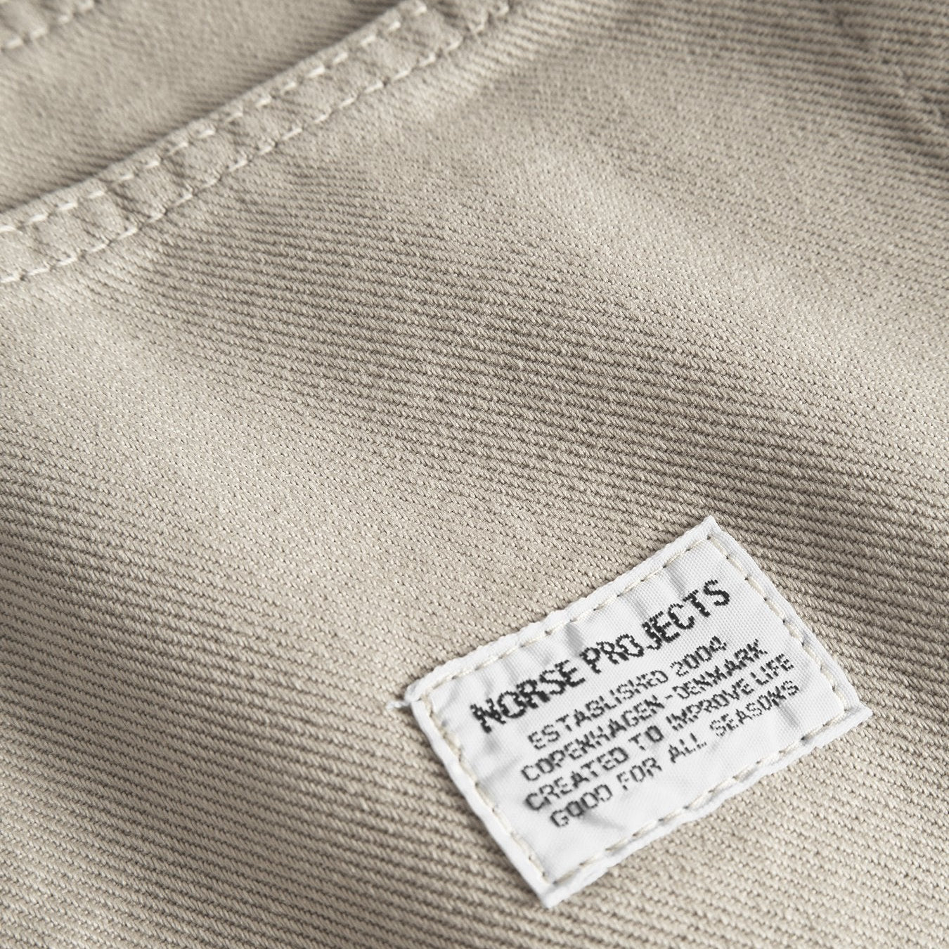 Norse Projects Mogens Relaxed 5 Pocket Heavy Twill Dark Clay