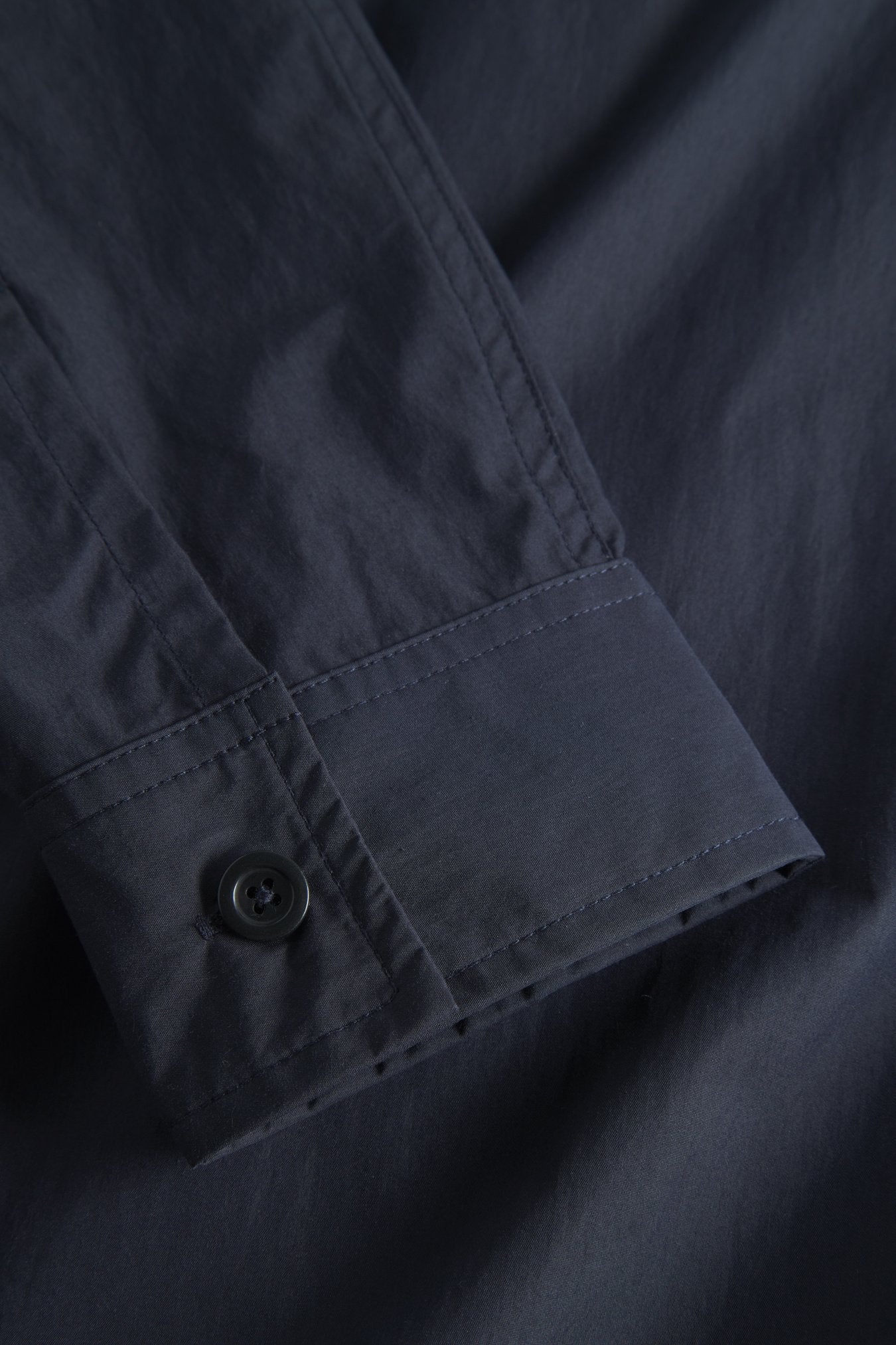 Norse Projects Silas Tech Poplin Shirt 2.0 Dark Navy