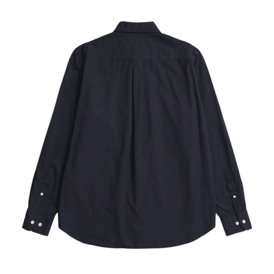 Norse Projects Algot Twill Shirt Dark Navy