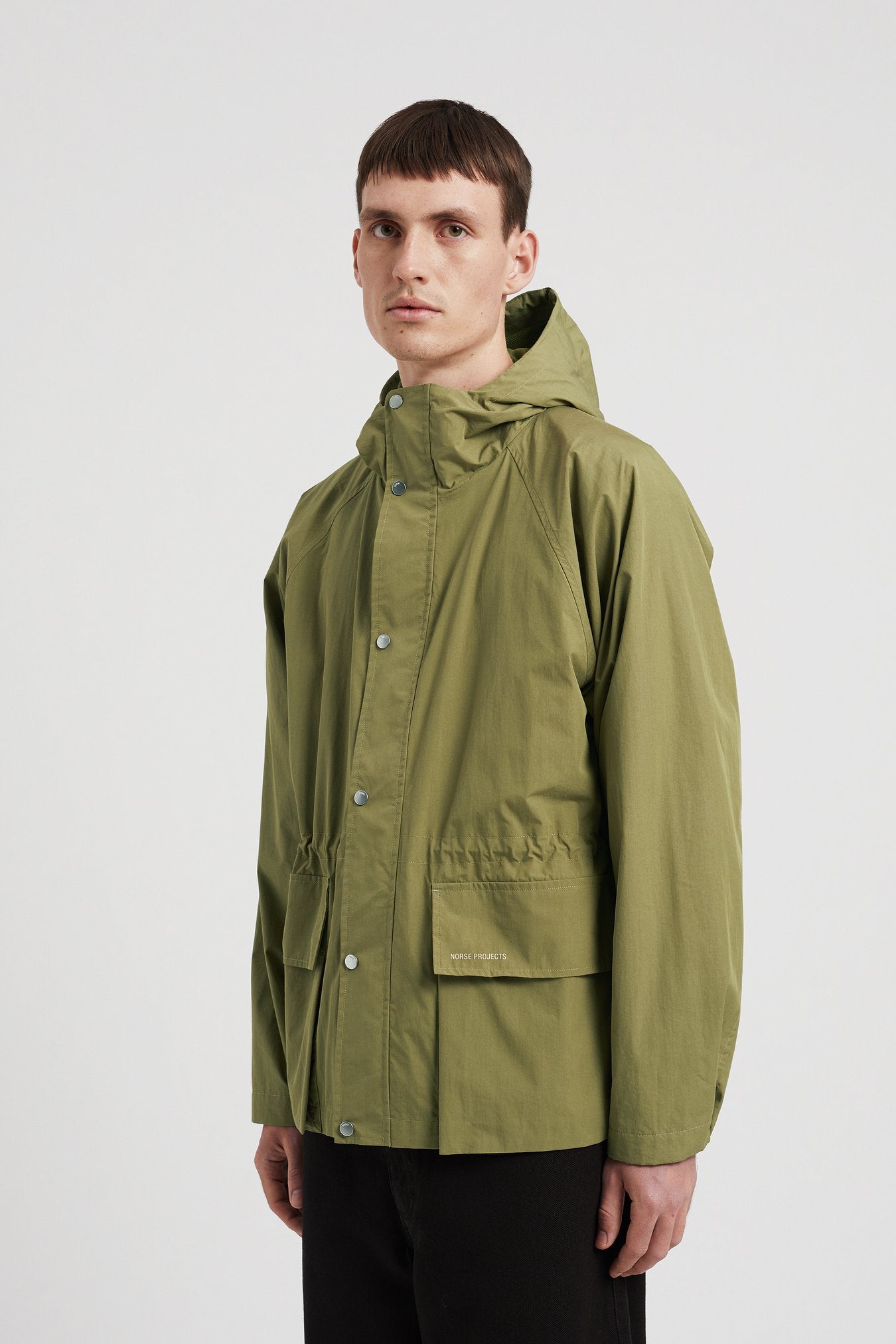 Norse Projects Herluf Tech Poplin Jacket Moss Green