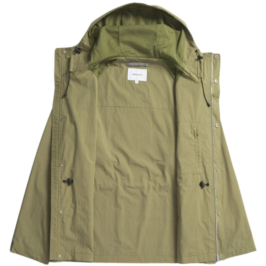 Norse Projects Herluf Tech Poplin Jacket Moss Green