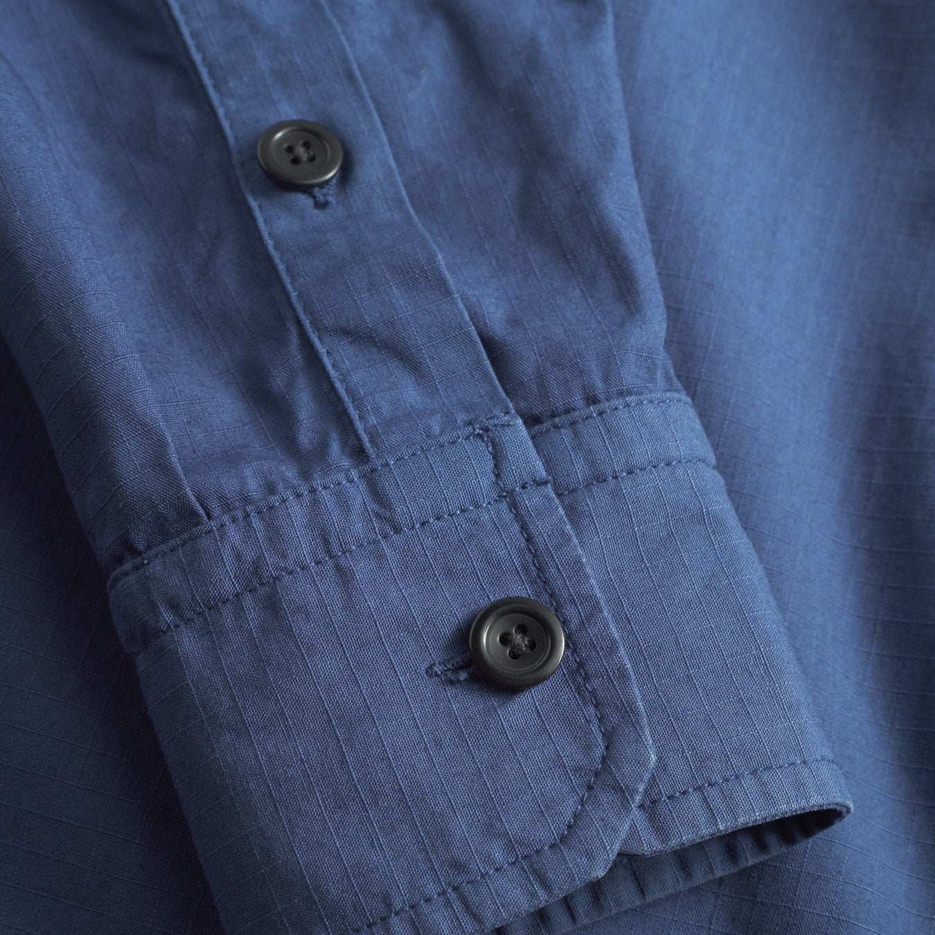 Norse Projects Algot Cotton Ripstop Relaxed Shirt Workwear Blue