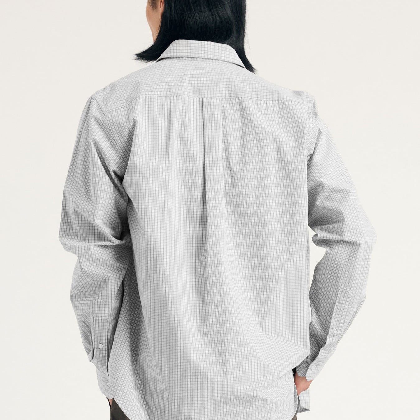 Norse Projects Algot Poplin Check Shirt Oatmeal