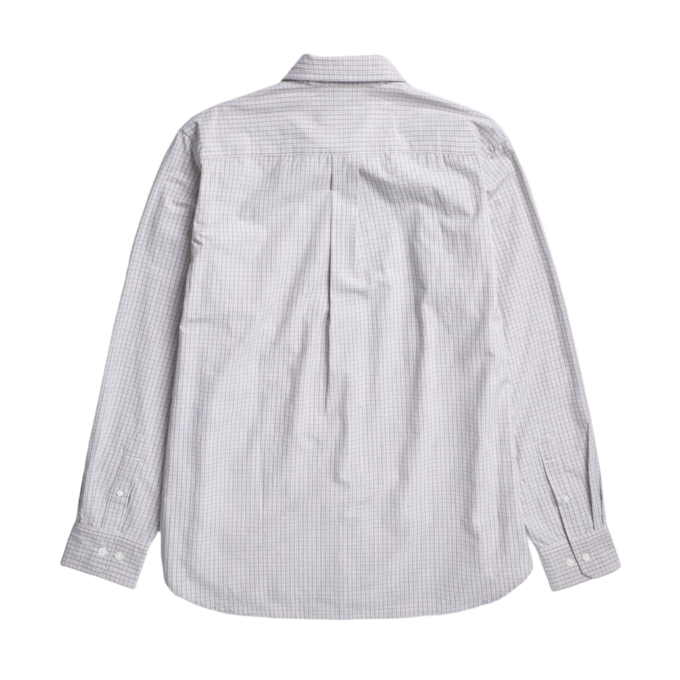Norse Projects Algot Poplin Check Shirt Oatmeal