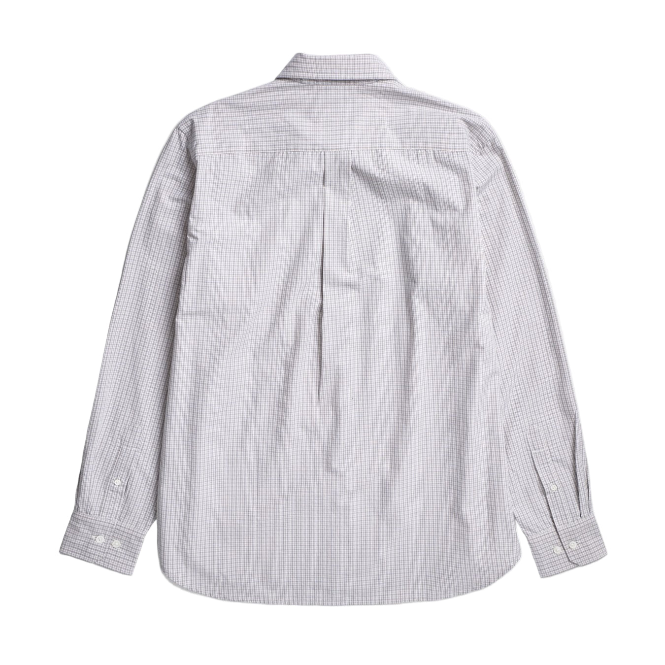Norse Projects Ole Oversize Poplin Check Shirt Oatmeal