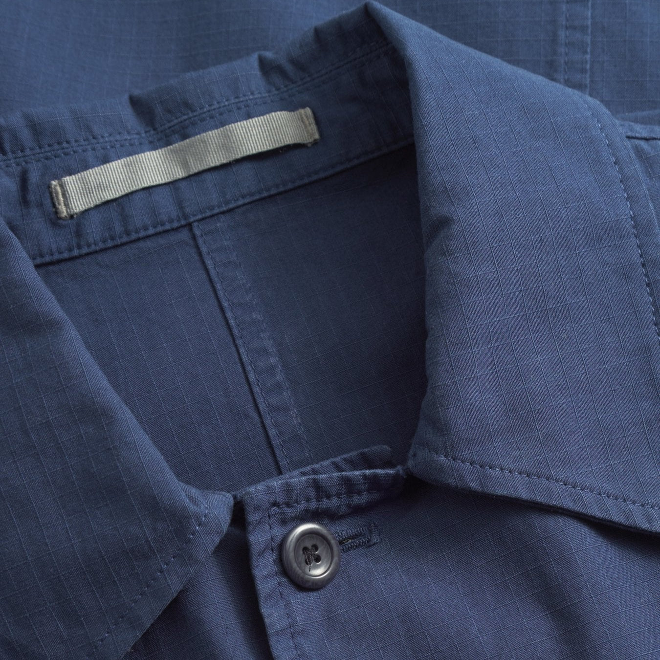 Norse Projects Folke Cotton Ripstop Overshirt Workwear Blue