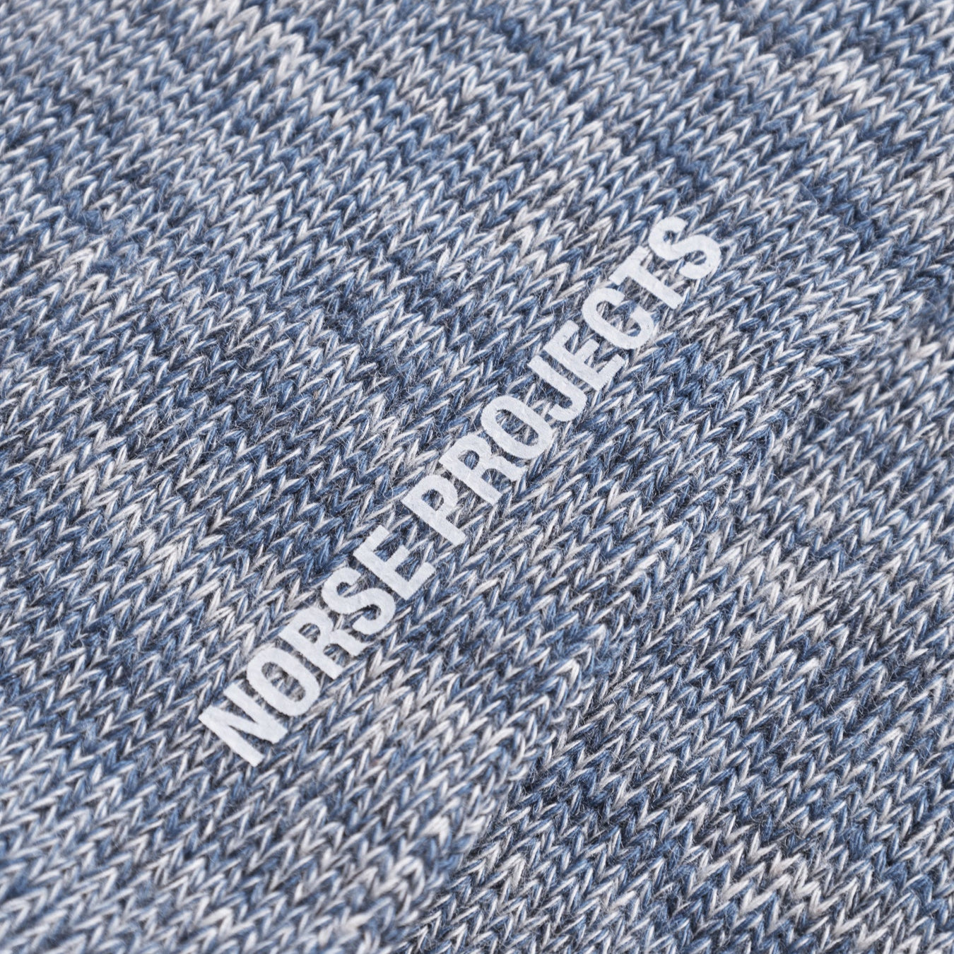 Norse Projects Bjarki Heavy Cotton Twist Sock Estate Blue