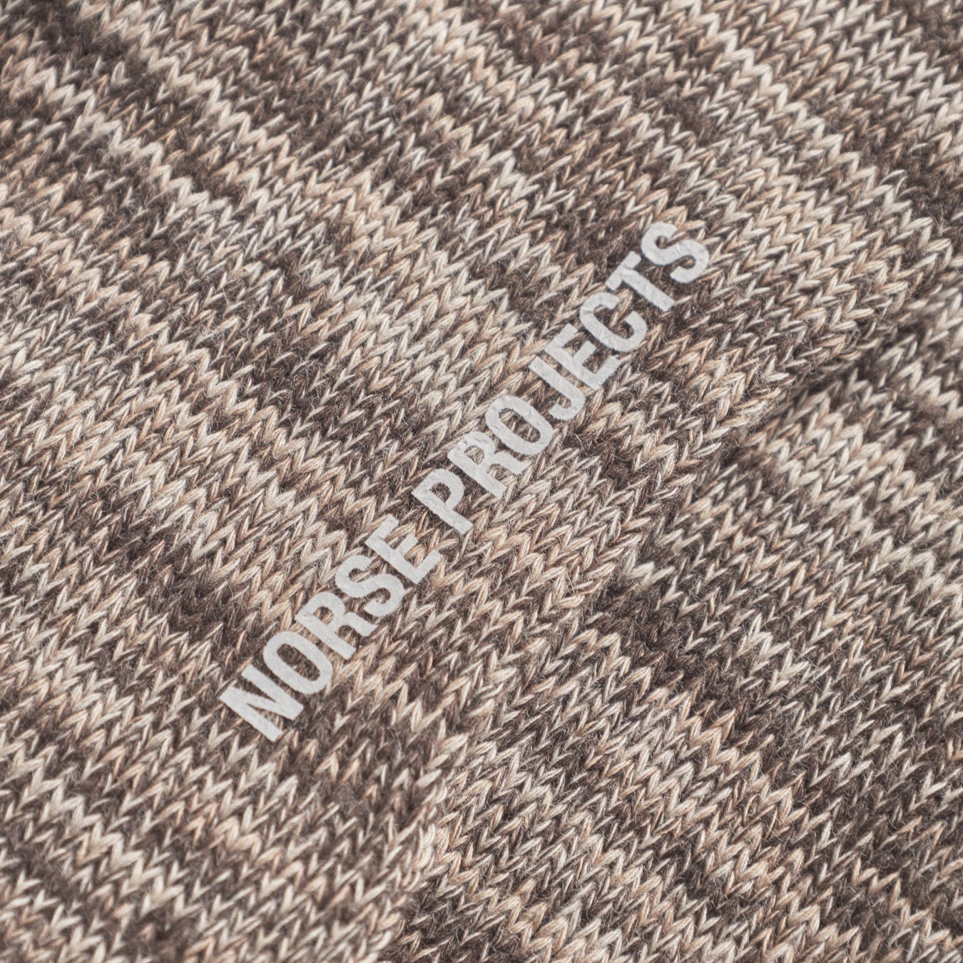 Norse Projects Bjarki Heavy Cotton Twist Sock Mahogany