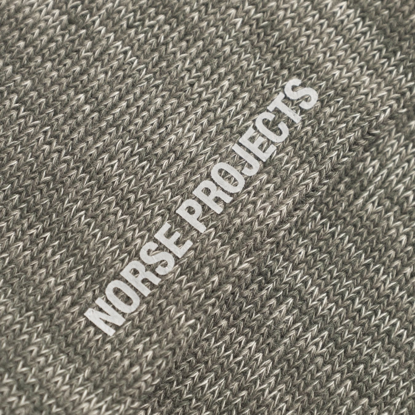Norse Projects Bjarki Heavy Cotton Twist Sock Olive Night