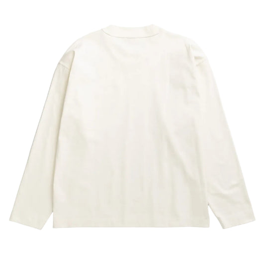Norse Projects Isefjord Compact Cotton LS T-shirt Ecru