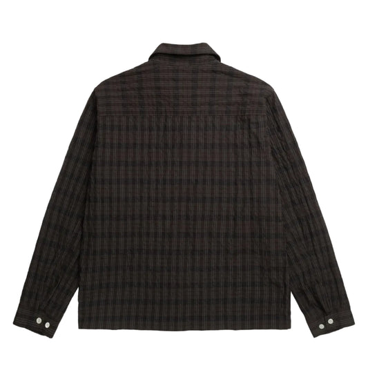 Norse Projects Mols Hunting Check Shirt Delicioso Brown