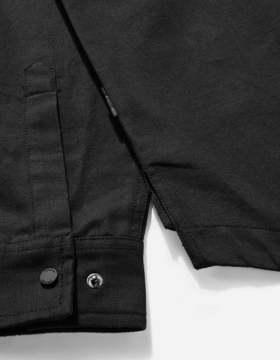 Maharishi Militype Organic Custom Shirt Black
