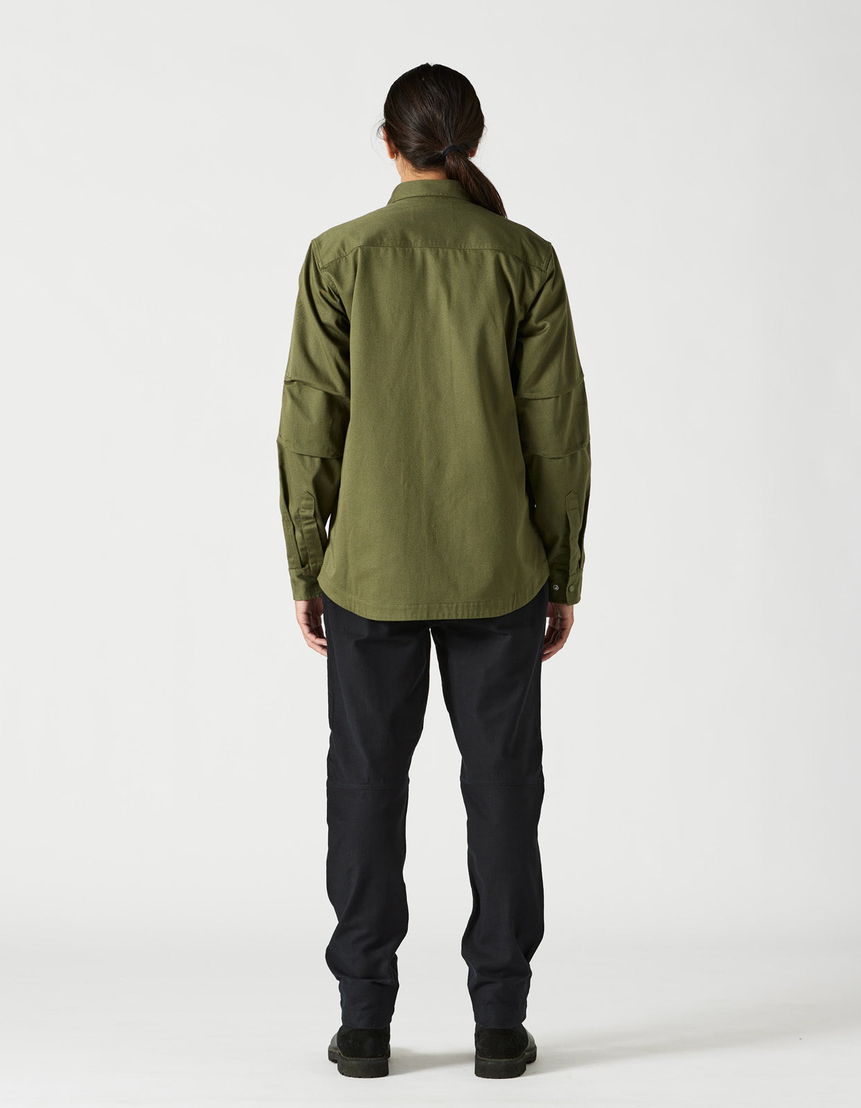 Maharishi Militype Organic Custom Shirt Olive