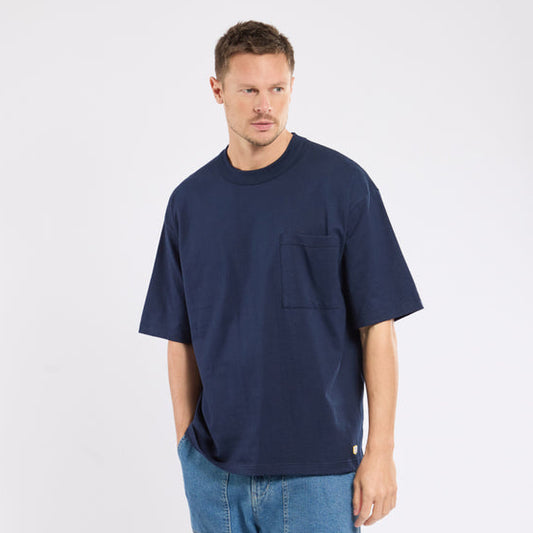 Armor Lux Heritage oversized T-shirt Marine Deep