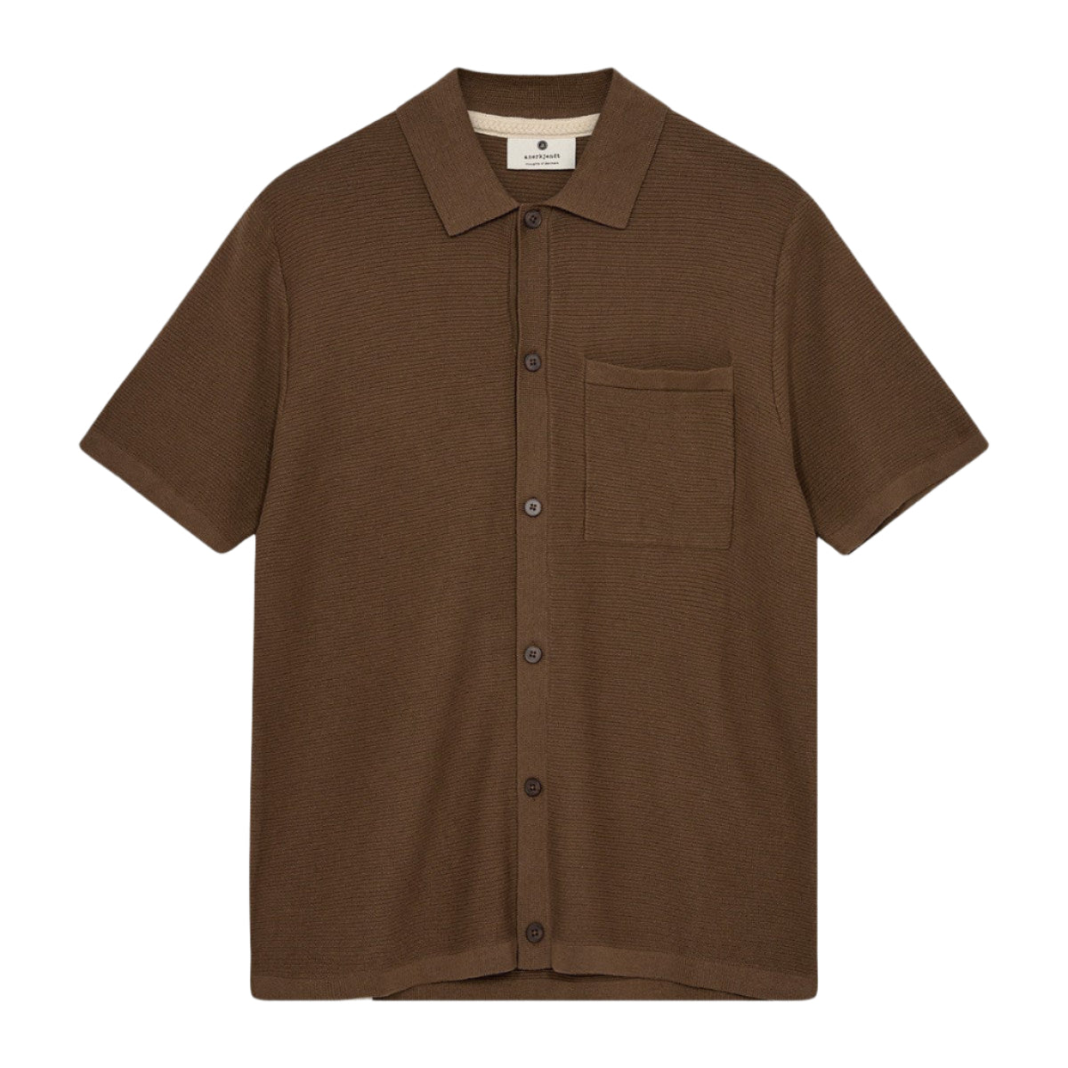Anerkjendt Aksvend S/S Knit Shirt Cub