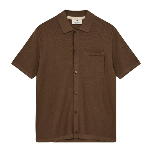 Anerkjendt Aksvend S/S Knit Shirt Cub