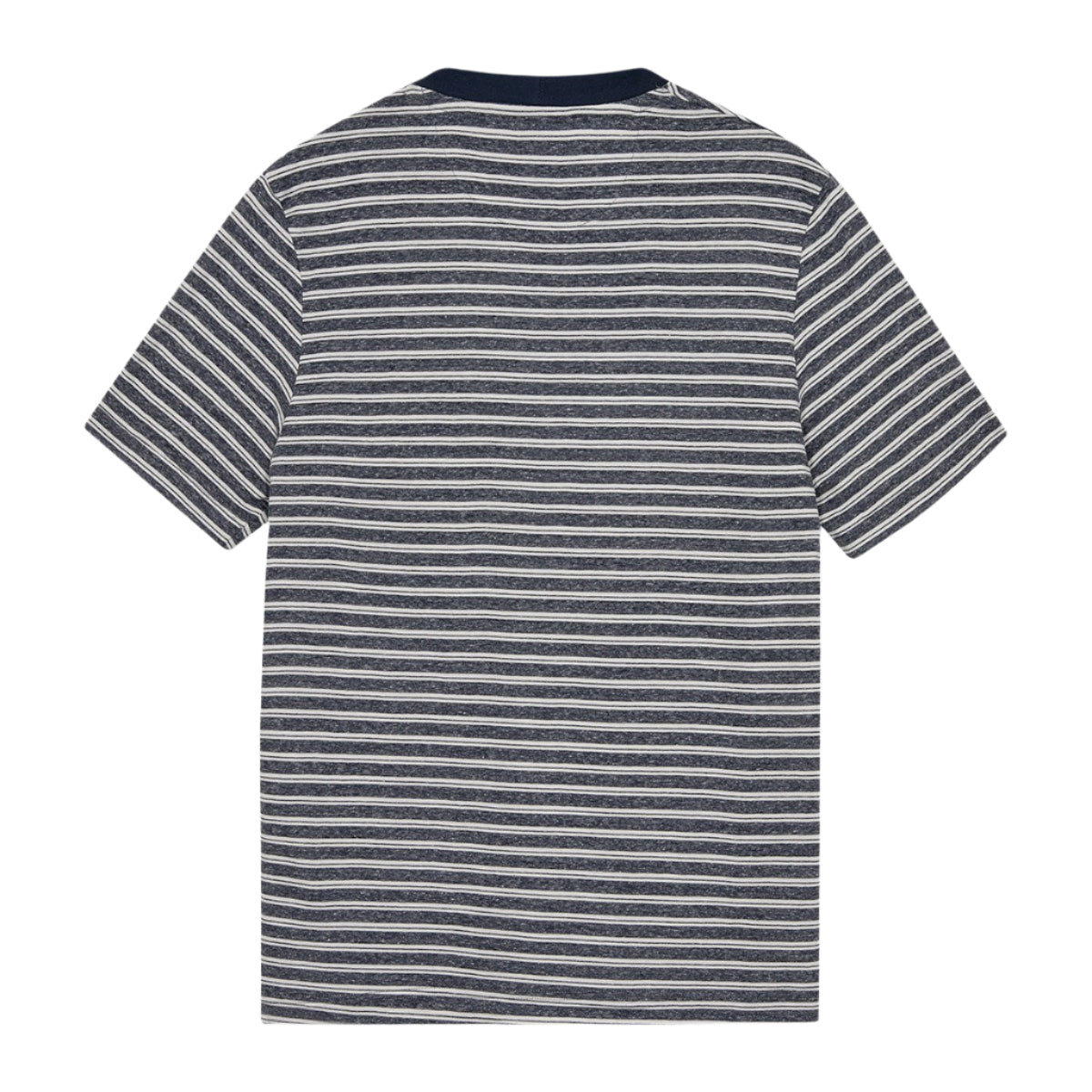 Anerkjendt Akkikki Cotton Linen Stripe Tee Sky Captain