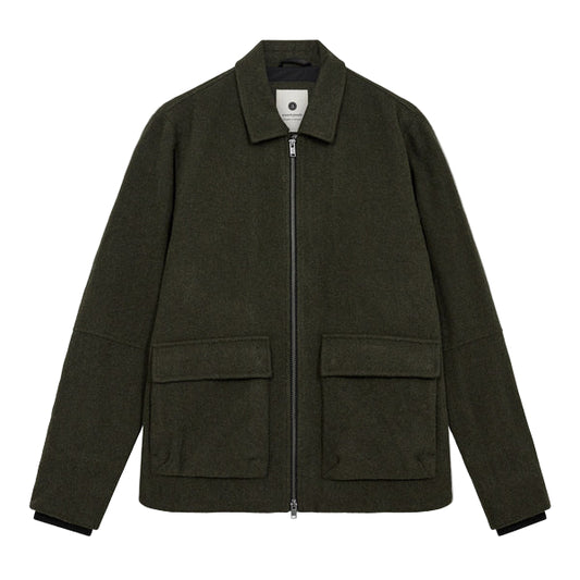 Anerkjendt Akbruce Wool Jacket Forest Night