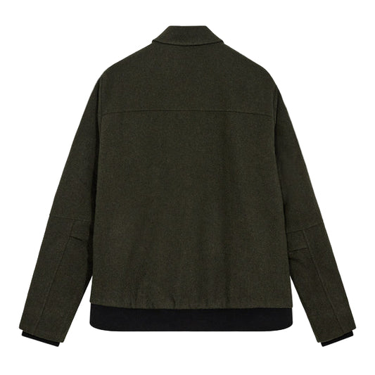 Anerkjendt Akbruce Wool Jacket Forest Night