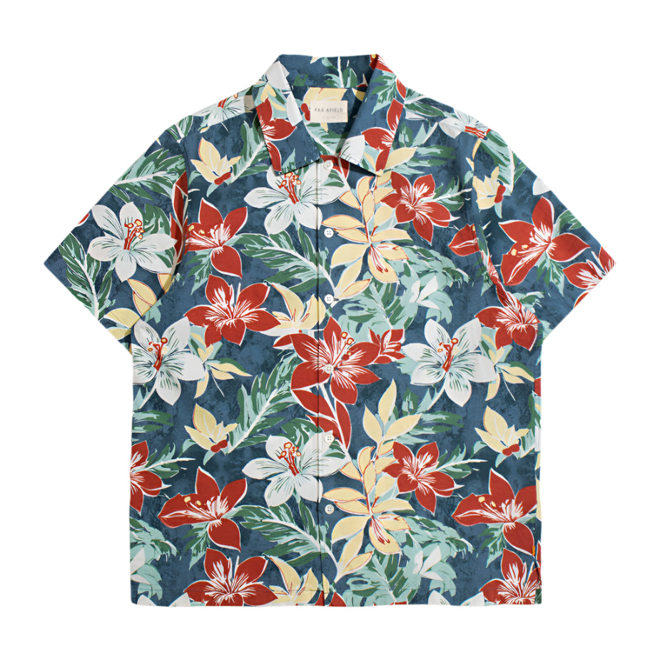 Far Afield Busey Shirt Tropical Floral Print Multi