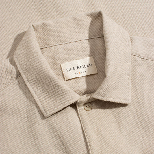 Far Afield Busey Textured Shirt Sand