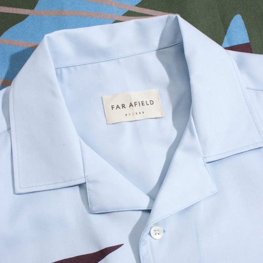 Far Afield Stachio Shirt Beach Landscape Multi