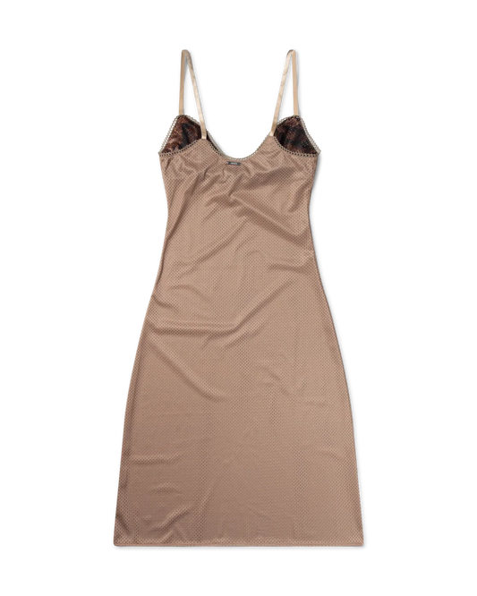 Aries Airtex Longer Lexi Dress Caramel