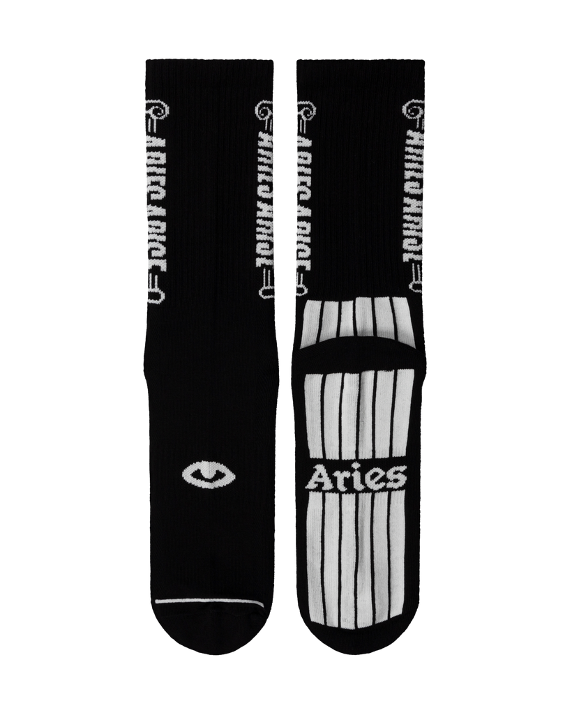 Aries Arise Column Sock Black
