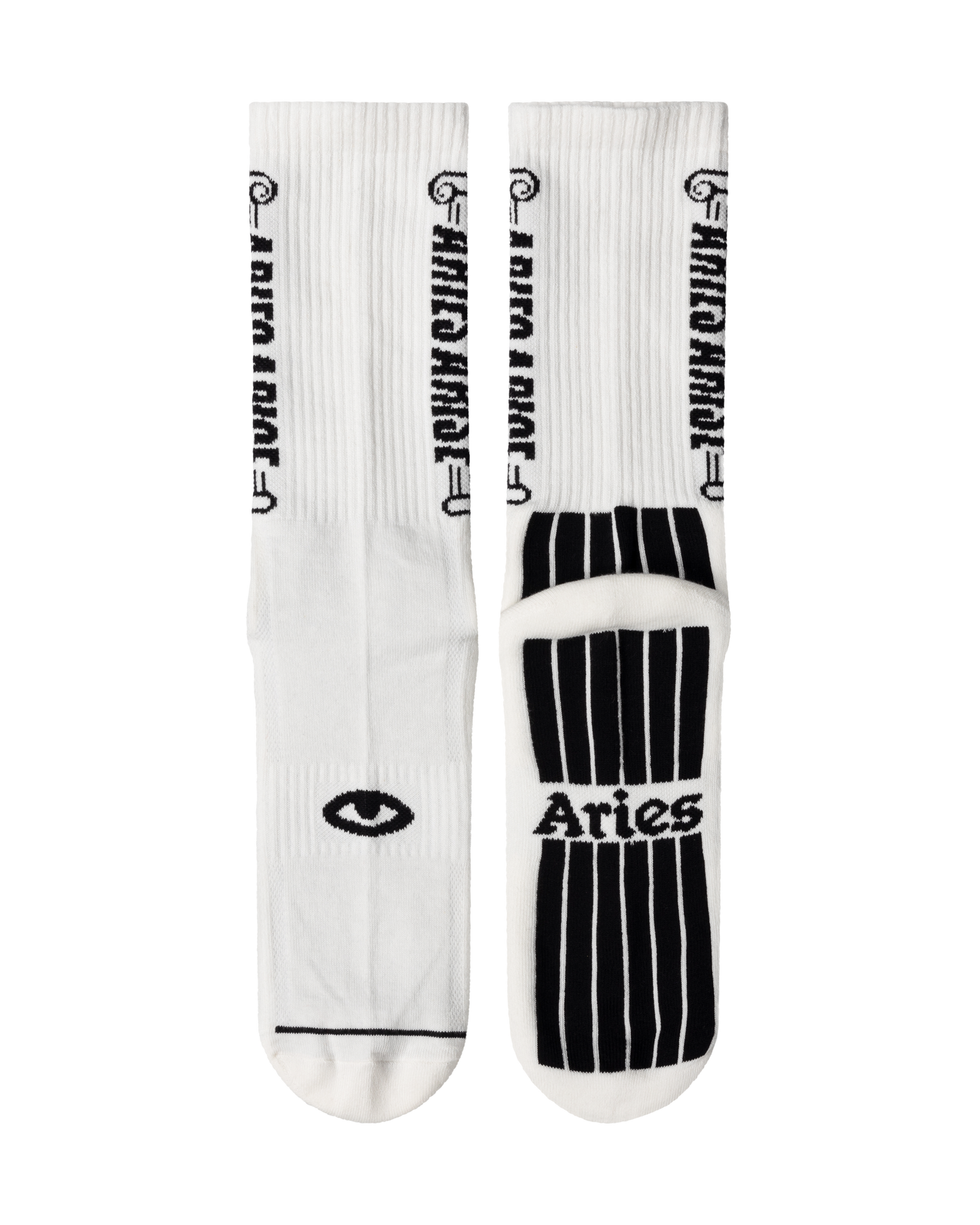 Aries Arise Column Sock White