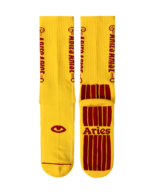 Aries Arise Column Sock Yellow