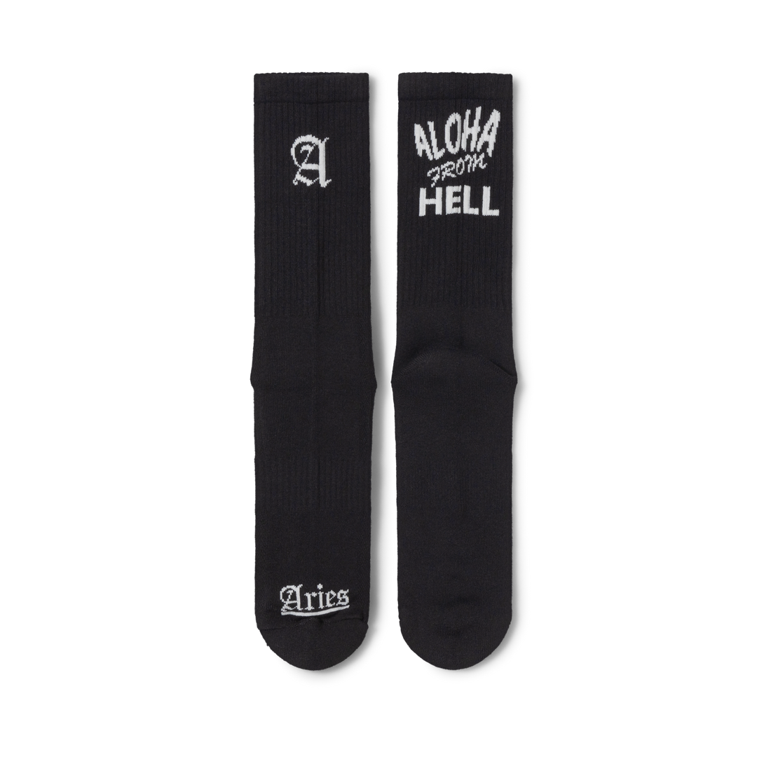 Aries aloha from hell sock Black