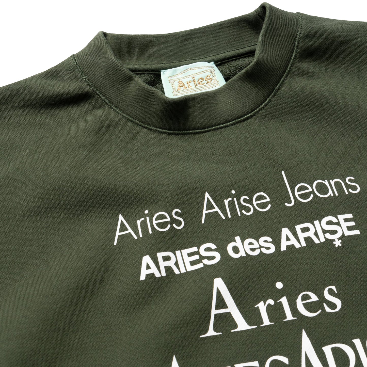Aries Perfume Sweat Forest Green