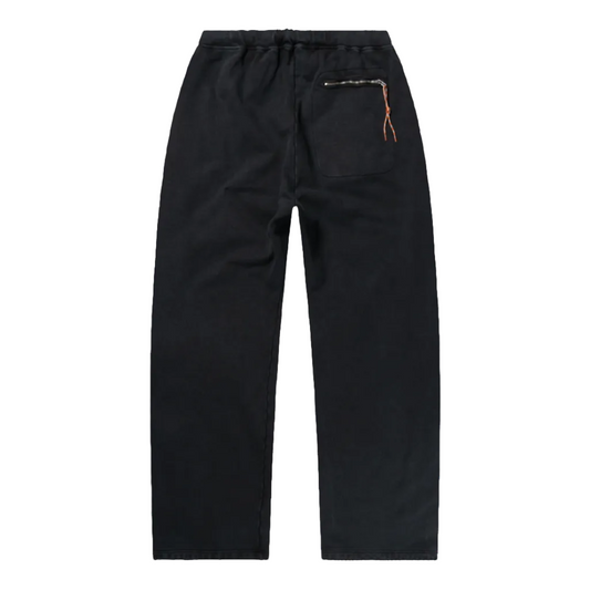 Aries Premium Faded Temple Straight Sweatpant Black