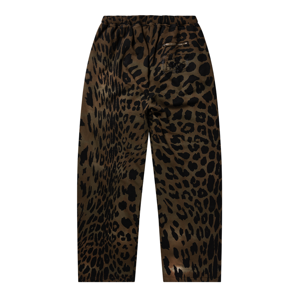 Aries Leopard Tie Dye Straight Sweatpant Multi