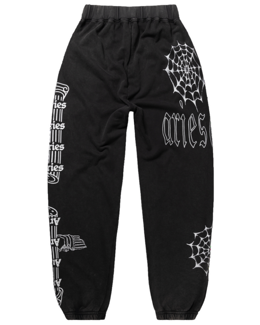 Aries Aged Overlord Sweatpants Black