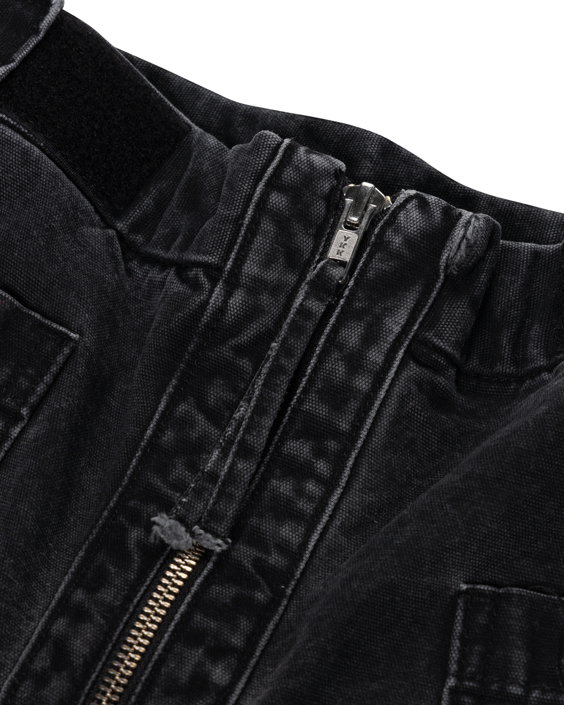 Aries Washed Canvas Walking Pant Black