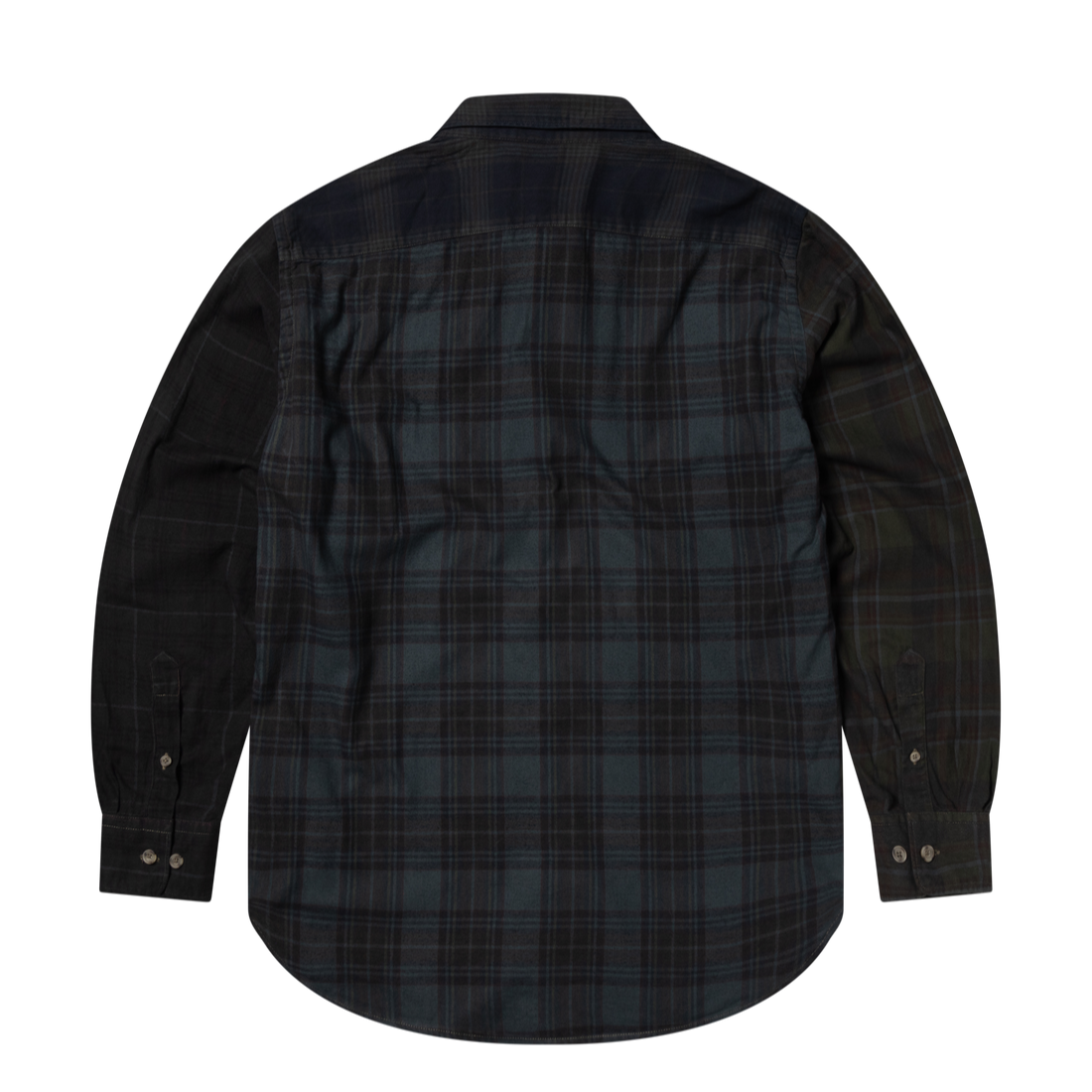 Aries Overdyed Patchwork LS Shirt Purple