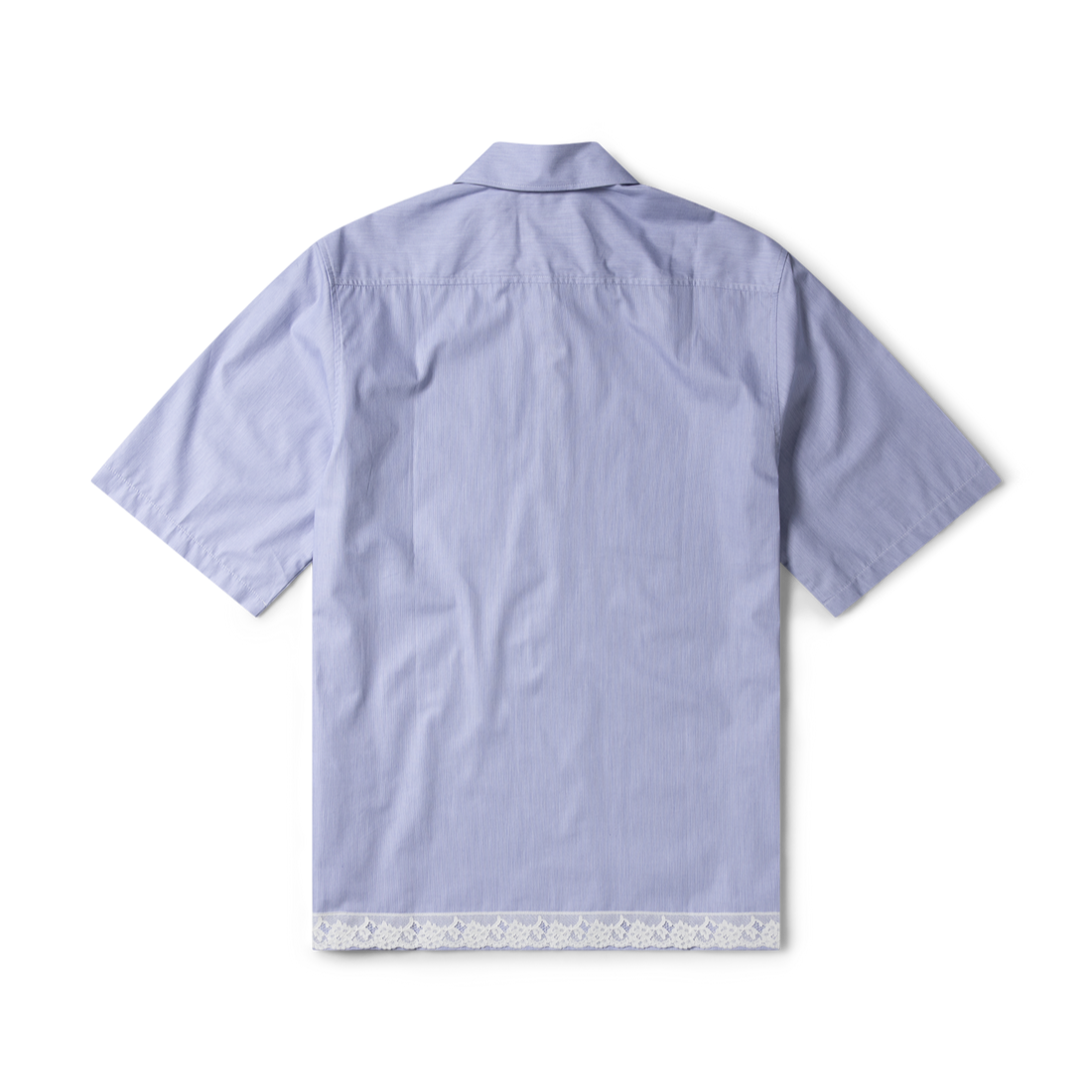 Aries Lace Trim D Shirt Navy