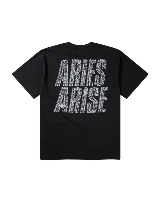 Aries Faded Studmegeddon SS Tee Black